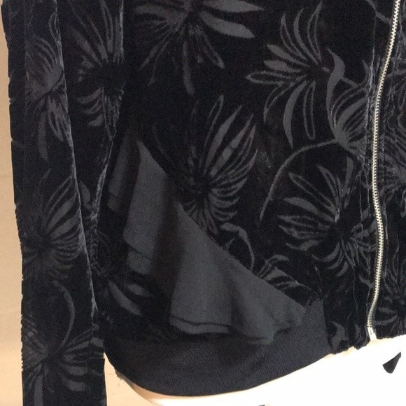 Kate & Mallory Velvet Bomber Jacket - NWOT Med. - Picture 5 of 7